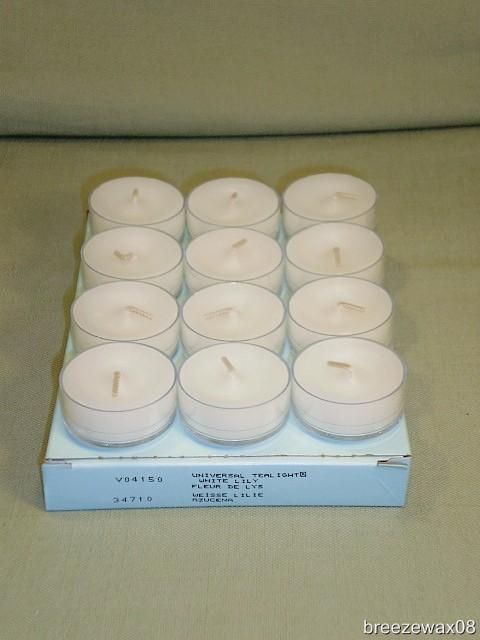 Partylite 1 doz Tealights in Different EVERYDAY Scents  