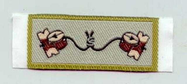   Leader Trainer (ALT)(3 Beads) & Woodbadge Holder Cloth Badge SET