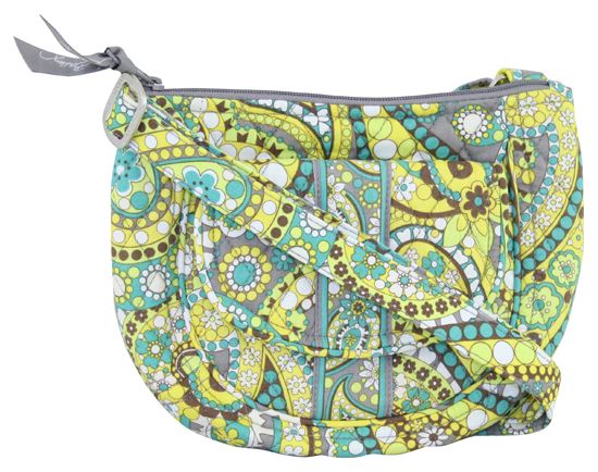 Vera Bradley Lemon Parfait Lizzy Crossbody Pouch