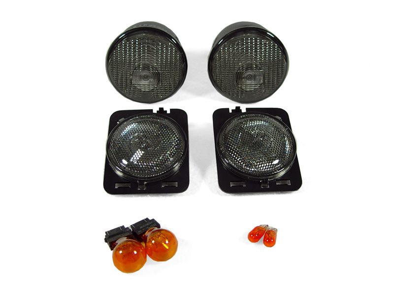 07 08 JEEP WRANGLER JK SMOKE TAIL LIGHTS+MORE Unlimited  