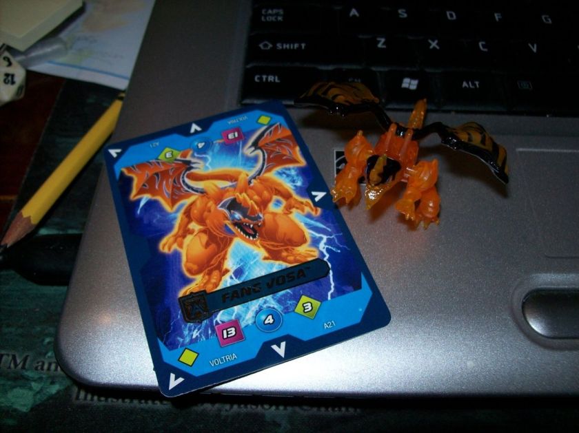 Dragons Universe Swarm Dragon Mini Figure Fang Vosa Orange Rare  