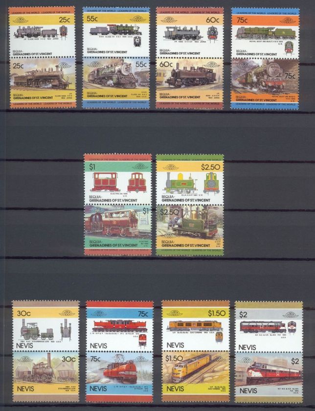 Trains   Leaders of the World   14 complete Sets **  