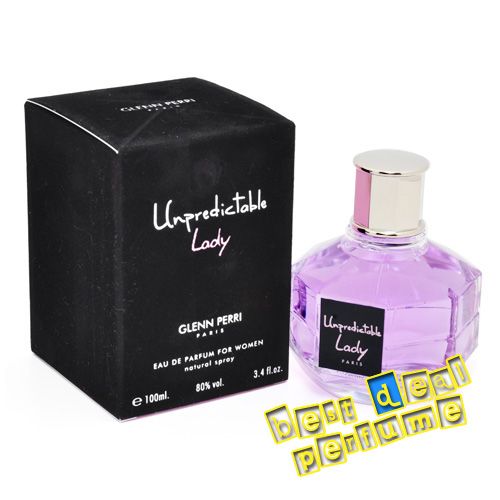 UNPREDICTABLE  GLENN PERRI  3.4 EDP WOMEN  NIB   