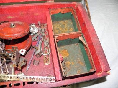 1935 Antique Vintage A.C. GILBERT STEAM SHOVEL Erector Set w/ Wooden 