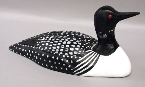 Mini Loon Decoy Handcarved by Tim Rundall  