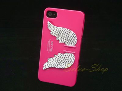   (Fuchisa) iPhone 4 / 4S Case using Swarovski Elements (PM3)  