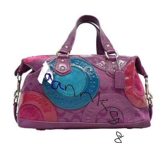 NWT Coach 15474 Patchwork Signature Ashley Satchel $458  