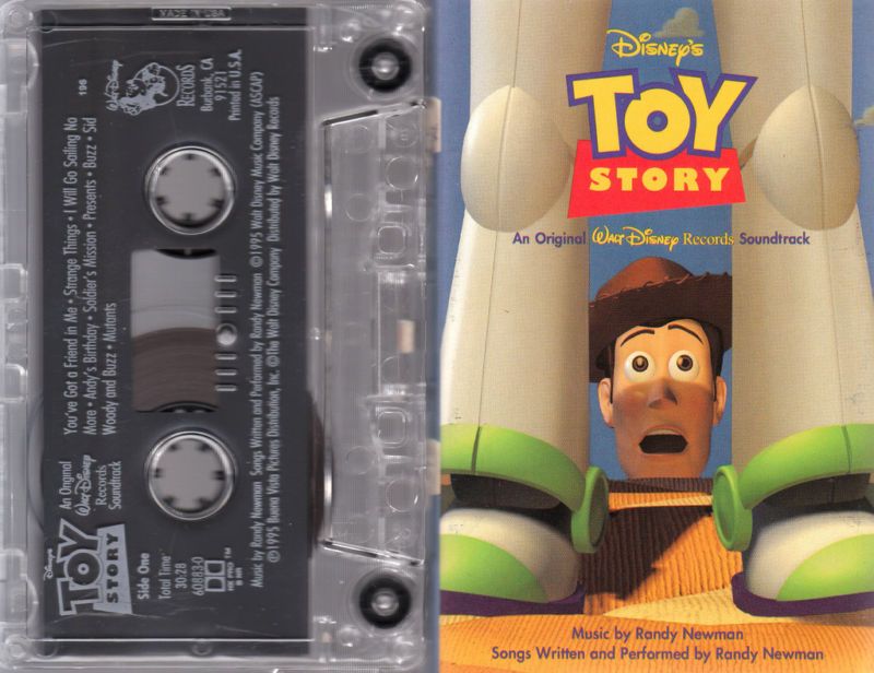 Toy Story Soundtrack Cassette Tape 1995 Randy Newman 050086088348 On Popscreen