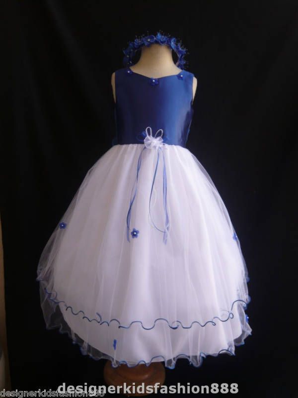   Flower girl DRESS party pageant CHRISTMAS dresses 2 4 6 8 12  