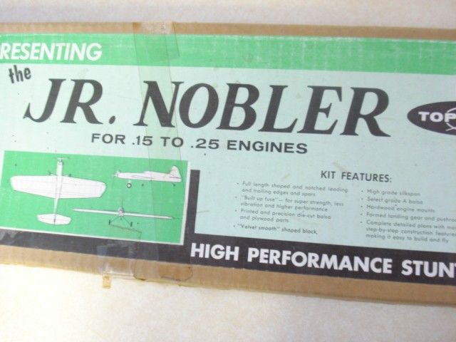 TOP FLITE JR. NOBLER CONTROL LINE MODEL AIRPLANE KIT **  