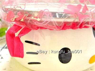 Hello Kitty Cap Cover for Tureen Hot Pot Soup Bowl NEW  