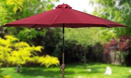 Crank & Tilt Umbrella   Burgundy  