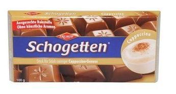 Trumpf SCHOGETTEN Chocolate   Cappuccino   Strawberry   100g 