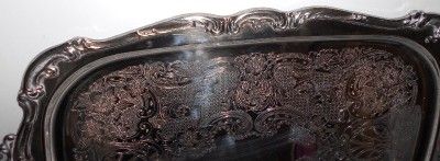 GORHAM BARONIAL SILVERPLATE HERITAGE WAITER TRAY YH318  