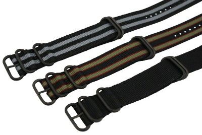   BOND STRIPPED ZULU MILITARY WATCH nato Strap G 10 FITS ALL  