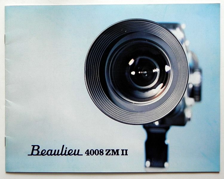 1973 BEAULIEU 4008 ZMII FILM MOVIE CAMERA BROCHURE  