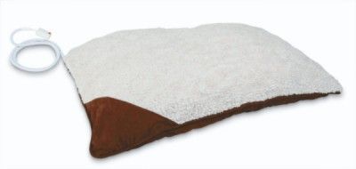 Petmate Thermo Heated Dog Pet Pillow Bed Berber 27x36  