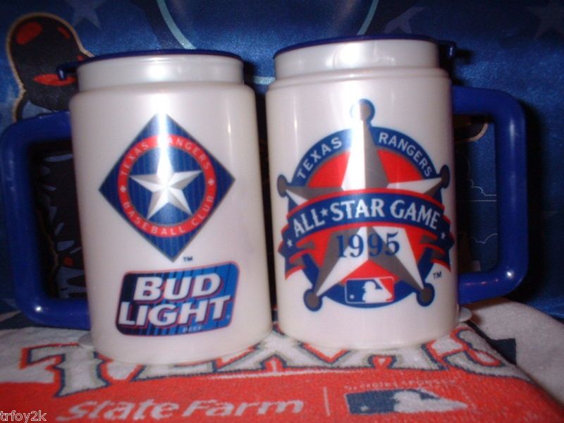 1995 TEXAS RANGERS ALL STAR GAME MUG / BUD LIGHT NEW  