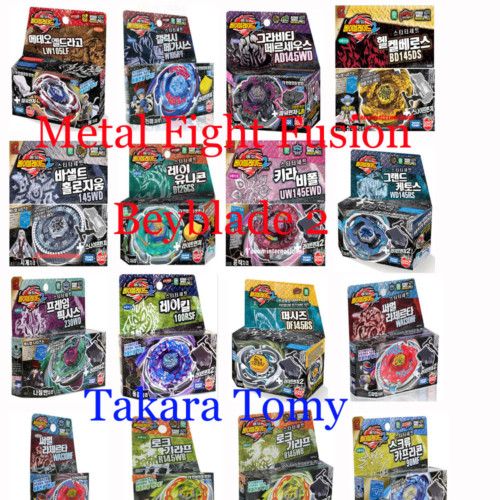 Beyblade 2 Metal Fusion Fight Starter Set TAKARA TOMY  