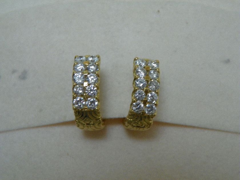 BAILEY BANKS & BIDDLE 18k 1.20 Diamond Earrings $4750  