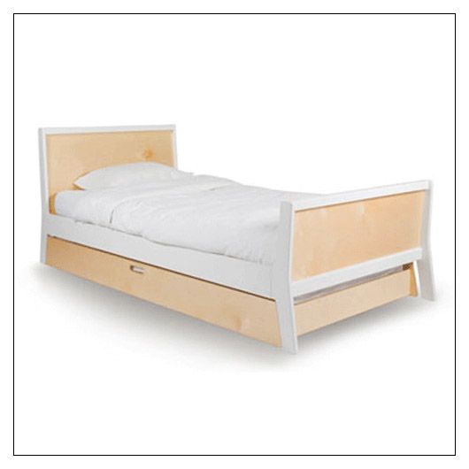 Oeuf Sparrow Trundle Bed in Birch 876051002368  