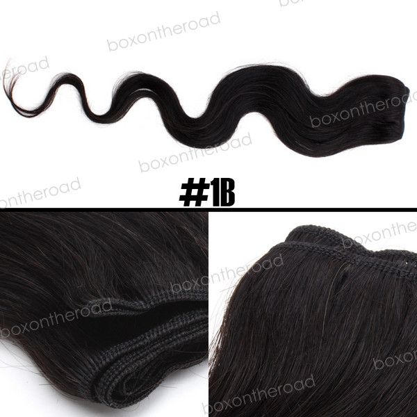 New 14 26 Remy Body wave 100% Human Hair Wave Weaving Hair Weft 