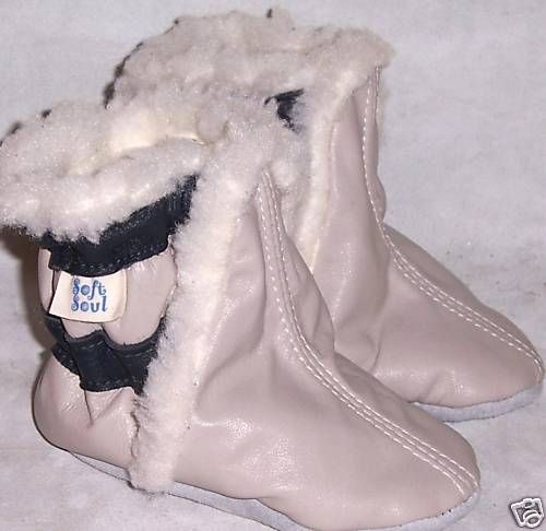 BOTTES CUIR SOUPLE POUR BEBE /ENFANT FAIT AU CANADA 21  