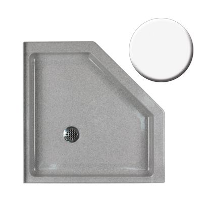 Swanstone SS 36NEO 010 Shower Base Neo Angle White  