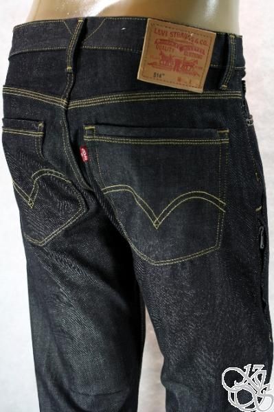 LEVIS JEANS 514 Slim Fit Straight Leg Rigid Dragon Mens Pants New 