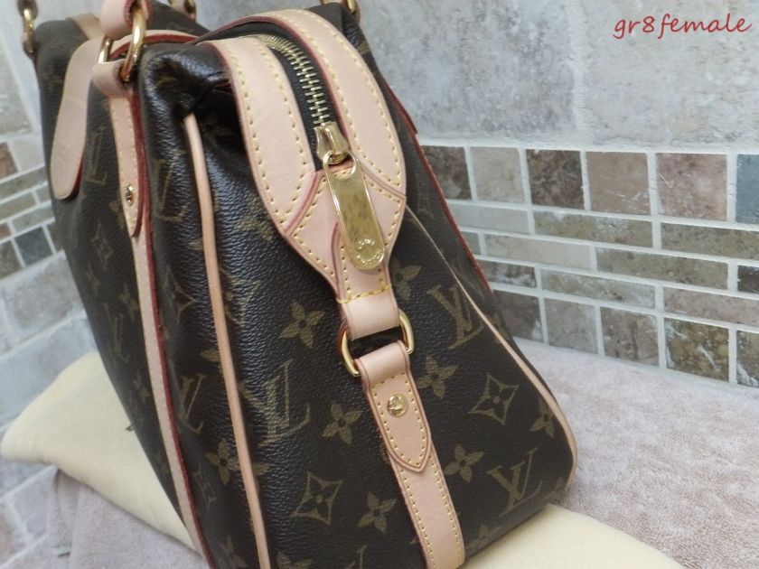 Louis Vuitton Classic Monogram Canvas Stresa PM Shoulder Bag Purse 