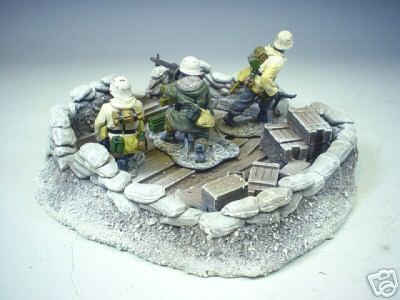 32 Diorama Sandbag Pit King Country Conte Britains  