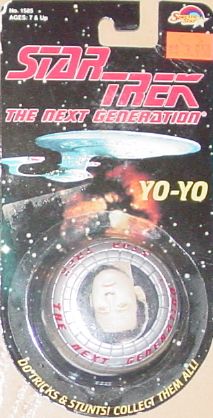 STAR TREK 1993 TNG Next Generation YO YO #1585 DATA New  