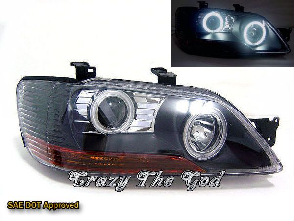 Lancer Cedia/Classi 2001 2003 CCFL Angel Eye Projector HEADLIGHT BK 