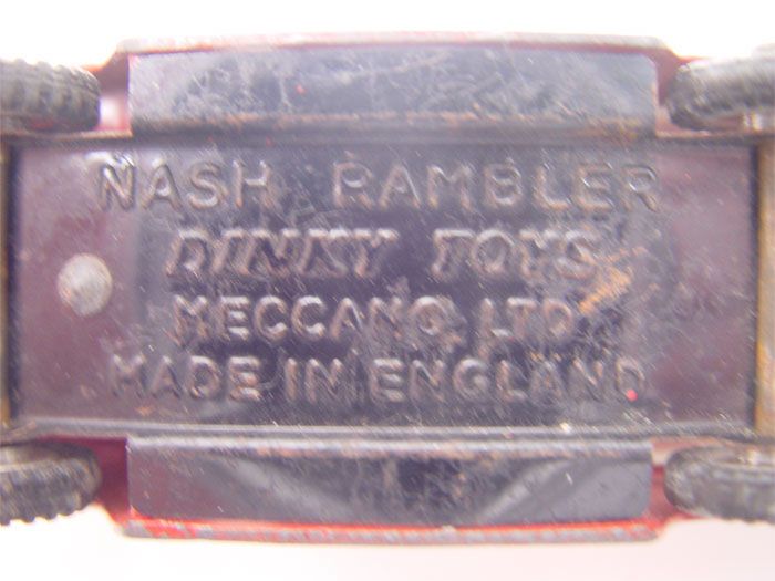 Vintage Dinky Toys Nash Rambler Fire Chiefs Car #257  