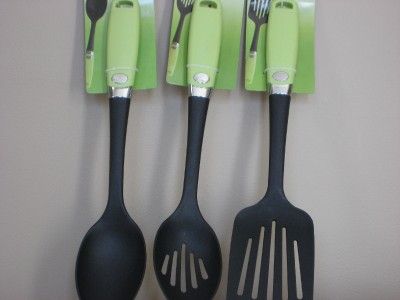 NEW PLASTIC KITCHEN UTENSIL SPATULA SLOTTED SPOON TONGS  