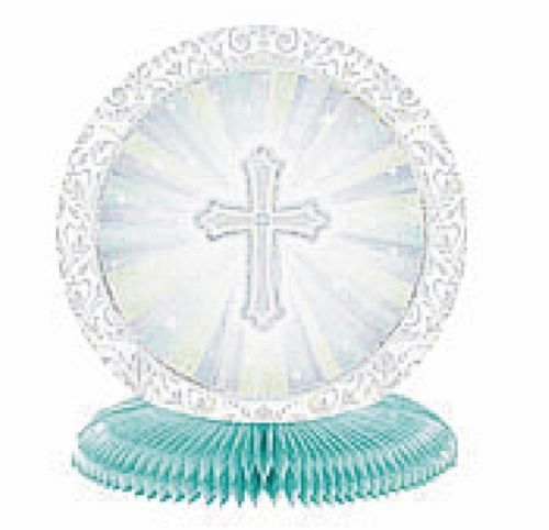 Cross Religious Christian Communion Baptism Table Decor  