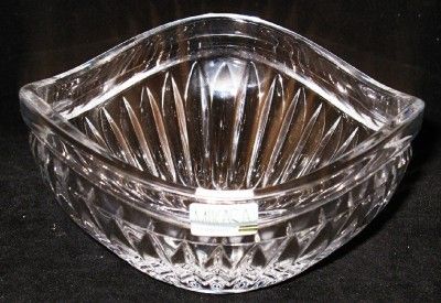 Mikasa CIMARRON Triangular Crystal Bowl  