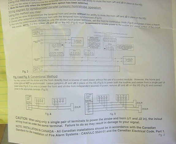 GENTEX 24V Remote Signaling Appliance Model# HS24 15WR  