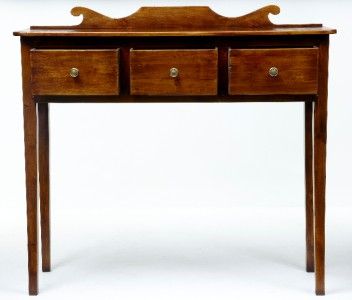 SOLID FRUITWOOD 3 DRAWER HUNTBOARD SIDEBOARD  