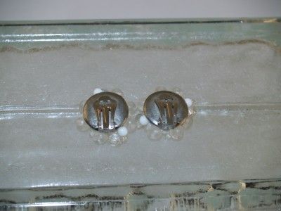 VINTAGE PAIR OF CLIP ON EARRINGS FROM WEST GERMANY  