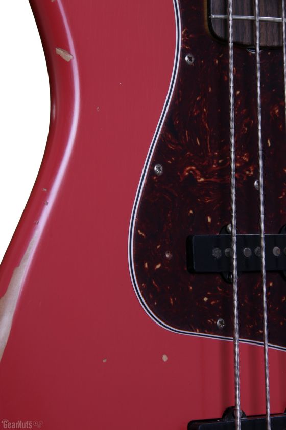  Road Worn 60s Jazz Bass   Fiesta Red (Road Worn JBass, R, Fiesta Red 