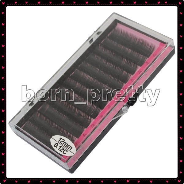 Individual Eyelash Extension Kit 12mm C Curl  