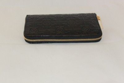 New Tory Burch 50005069 BLACK 009 Lux T Continental Women Wallet 100% 