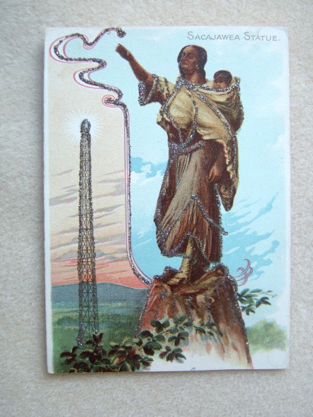 LEWIS & CLARK EXPO Portland OR 1905 Sacajawea(CUT CARD)  