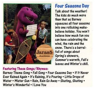 four seasons day barney