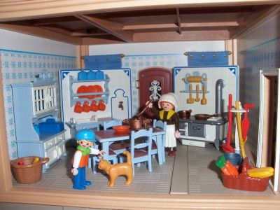 PLAYMOBIL VICTORIAN MANSION HOUSE 5300 FULLY FURNISHED  