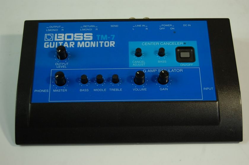 BOSS TM 7 Guitar Monitor  