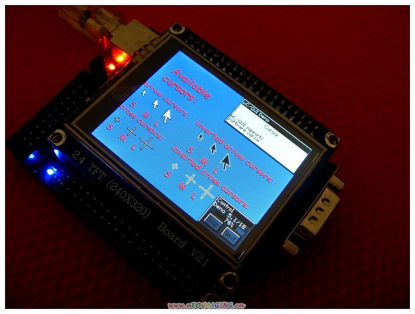 STM32 STM32F103VET6 development Board+2.4 TFT LCD Z  