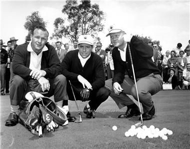 Arnold Palmer Jack Nicklaus Gary Player golf photo 1972  