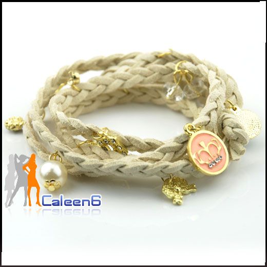   Shell Heart Fashion Silver Hemp Rope Bracelet HOT Free Size  